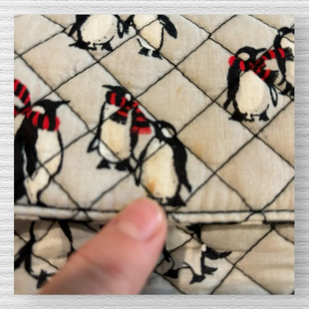 Vera Bradley Makeup Cosmetic Bag PLAYFUL PENGUINS